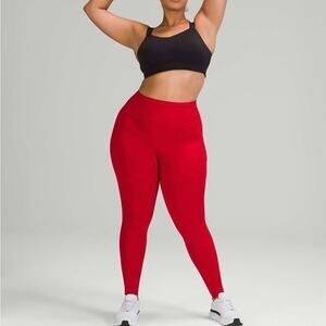 NWOT Lululemon Swift Speed High-Rise Tight 28" in Dark Red Size 18